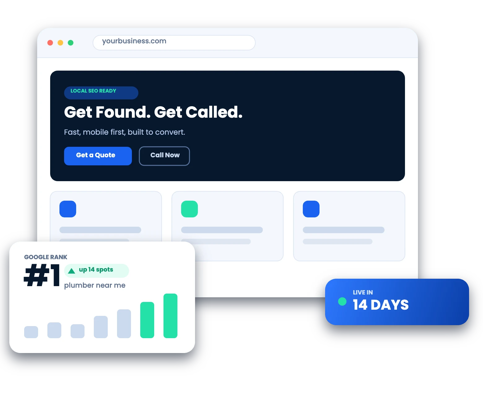Small business website ranking number one in Google Small business website ranking number one in Google, live in 14 days